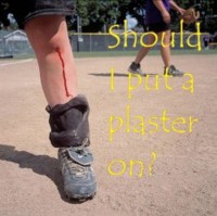 Myth Busting - Adults can't put plasters on children's cuts!!